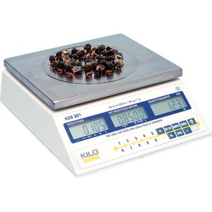 Digital Counting Scale - 13.2 lbs. / 6 kg, 0.0004 lbs. / 0.2 g, 11" L x 9-1/4" W, Not Legal for Trade, 1/30,000, 1 Year