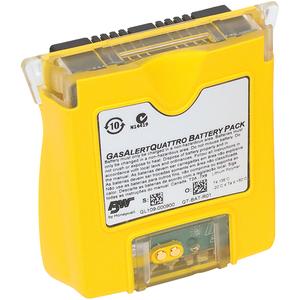 BW™ GasAlertQuattro Multi-Gas Detectors - GasAlertQuattro, Battery Pack, Yellow