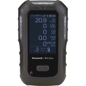 BW™ Ultra Gas Detector - 5, LEL - CO - H2S - NH3 - O2, Black, 3 Years for Instrument, 3 Years for Sensor (2 Years for NH3 and 1 Year for PID and CI2), and 2 Years for Battery