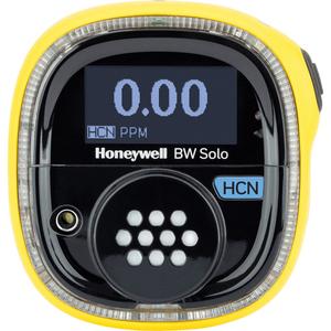 BW™ Wireless Solo Gas Detector - Single, HCN, Yellow, 0 ppm to 100 ppm