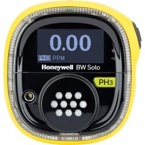 BW™ Wireless Solo Gas Detector - Single, PH3, Yellow, 0 ppm to 5 ppm