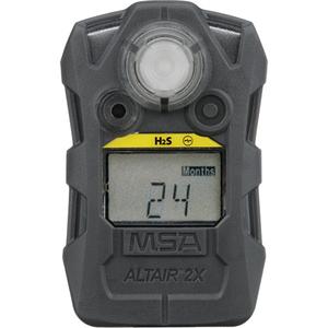 Altair® 2XP Gas Detector - Single, H2S, 10, 15, Charcoal Grey, IP67, 3 Years