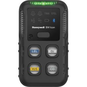 BW™ Icon Multi-Gas Gas Detector - 4, LEL - CO - H2S -O2, Black, '-40°C to 60°C (-40°F to 140°F), IP66, IP68, 5% to 95%