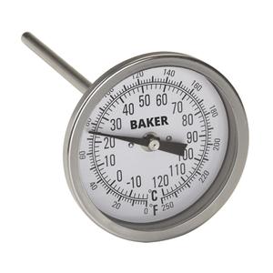 Bi-Metal Thermometers - Contact, Analogue, 0-250°F (-20-120°C)