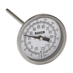 Bi-Metal Thermometers - Contact, Analogue, 0-250°F (-20-120°C)