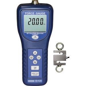 Digital Force Gauge with ISO Certificate - Digital, 0 - 220.462 lbs., Pound, Kilogram or Newton