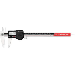 Electronic Caliper - 0,0005" (0,01 mm), 0" - 8" (0 mm - 200 mm), 0,001" (0,03 mm), Stainless Steel, CR2032, 3 V, IP67