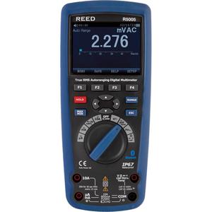 True RMS Industrial Multimeter - AC/DC, AC/DC, Windows XP / 7 / 8 / 10, 50, 500mV, 5, 50, 500, 1000V, 500, 5000µA, 50, 500mA, 10A, 50, 500Ω, 5, 50, 500kΩ, 5, 50MΩ
