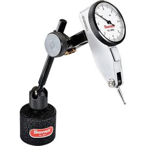 Dial Test Indicator with Dovetail Mount - 0" - 0,008", Satin Chrome, 0.0001", 0-4-0, 1-1/4"