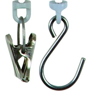 Micro Spring Scale Accessory - Clamp + Hook With Eye Clip
