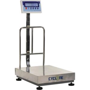 Cyclone 300 Bench and Platform Scale - 600 lbs. / 300 kg, 0.1 lbs., 17-3/4" L x 23-3/5" W, Not Legal for Trade, 0-150 kg. / 0-300 lbs., 50 g. / 0.1 lbs., 150-300 kg. / 300-600 lbs., 100 g. / 0.2 lbs.