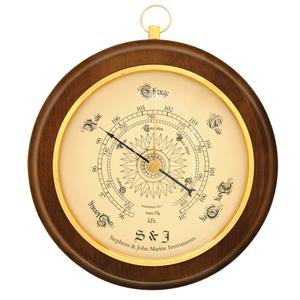 Decorative 8.5" Round Barometer - 96.0 - 107.0 kPa