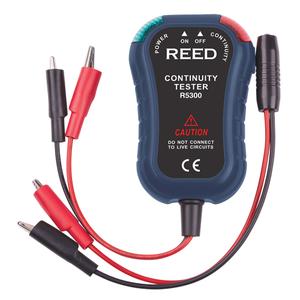 Continuity Tester - Indicator Light, 10,000 feet (3000 meters), 26 gage, 9V Battery, Yes (green and red LEDs)