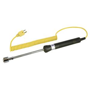 Surface Thermocouple Probe - 11-1/4", '-58 to 932°F (-50 to 500°C), Laboratory, industrial, medical, HVAC/R and food service