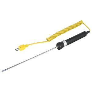 Air/Gas Thermocouple Probe - 11-1/4", '-58 to 1652°F (-50 to 800°C), Laboratory, industrial, medical and HVAC/R