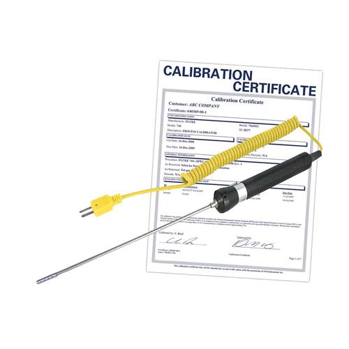 Air/Gas Thermocouple Probe (includes ISO Certificate) - 900 °C (1652°F), '-58 to 1652°F (-50 to 800°C), 6.1" (156mm), 5.2" (131mm), 39" (100cm)