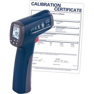 Infrared Thermometer with ISO Certificate - '-25.6°- 752° F ( -32° - 400° C ), 12:1, Adjustable, ±4℉(2℃) or ±2% rdg.