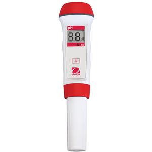Starter pH Pen Meter - Hand Held, 0 - 14 pH, Not Data Logging, 0.1 pH, 3.88 oz., IP67