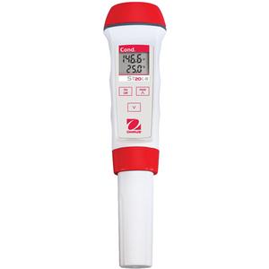 Starter Conductivity Pen Meter - Hand Held, Digital, 0 µS/cm - 1999 µS/cm, 1 µS/cm, 0 - 99°C, 3.88 oz., IP67