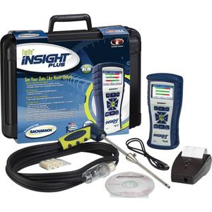 Fyrite® Insight® Plus Combustion Analyzer Reporting Kit - Digital, ± -5 °C to ±45 °C (± 23 °F to ±113 °F), Oxygen/Carbon Monoxide, 0 - 20.9% (O₂), 0 - 4000 ppm (CO with Integrated NOx filter), Natural Gas
