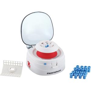 Frontier™ 5306 Mini Centrifuge - 0 - 6000 RPM, 2000 g, Counterclockwise, 8 x 1.5 ml/2 ml, 4 x 0.2 ml-PCR 8-Tube Bank or 32 x 0.2 ml Single Centrifugal Tubes, ≤2 s