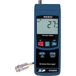 Vibration Meter - 0.5 to 199.9 m/s, 0.5 to 199.9 mm/s, 0.05 to 19.99 cm/s, 0.02 to 7.87 in/s