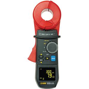Clamp-On Ground Resistance Tester - Digital, 0.01 - 1500Ω, 0.2 - 0.999 mA, 1 µA, 35 mm