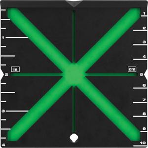 Responsive Laser Alignment Target - Green Lasers, Limited Lifetime