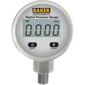 B5000 Series Pressure Gauge - 2-1/2", 0 - 100 psi/0-690 kPa, Bottom Mount, Digital, 0 - 7.03 kgf/cm², 0 - 203.6 inHg, 0 - 0.689 Mpa, 0.1 psi, 0.01 kgf/cm², 0.1 inHg, 1 kPa, 0.001 Mpa, 1% F.S.