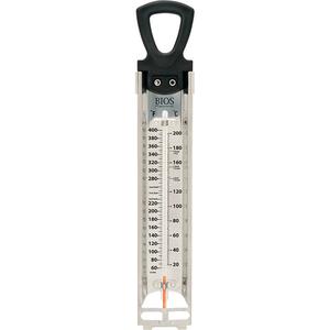 Premium Candy/Deep Fry Thermometer - Contact, Digital, 60-400°F (20-200°C), 7-1/2" / 19 cm