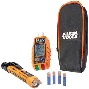 Premium Non-Contact Voltage and GFCI Receptacle Electrical Test Kit - 2 Years Limited, 4.5" (RT250), 5.7" (NCVT3P), 1.1" (RT250), 1.09" (NCVT3P), 2" (RT250), 0.93" (NCVT3P)