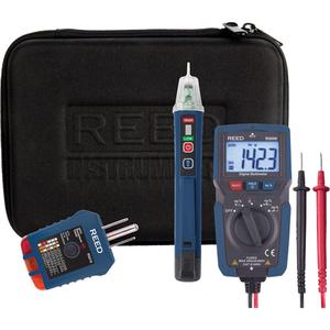 Electrical Test Kit - 4, 40, 400, 600V, 400mV, 4, 40, 400, 600V, 4, 40, 400V ±(1.2% rdg. + 3 dgt.), 600V ±(1.5% rdg. + 5 dgt.), 400mV ±(0.8% rdg. + 3 dgt.), 4, 40, 400V ±(0.8% rdg. + 1 dgt.)