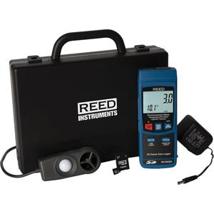 Environmental Meter Kit - Humidity/Air Velocity/Light/Temperature, 0 - 20000 lux, 5% - 95% RH, 0.4 - 25 m/s, '-50° - 1200°C