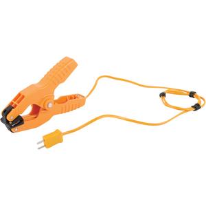 Type K Pipe Clamp Thermocouple Probe - 200 °C (392°F), '-40 to 200°C (-40 to 392°F), ±1.8°C (3.6°F), 35 mm (1.4"), 100 cm (39")