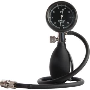 Squeeze Bulb Pressure Calibrator - Analogue, 0 to 18 PSIG, 2", 50", 1/4" NPT