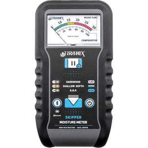 Skipper 5 Marine Moisture Meter - 5 - 30%, Up to 0.4" (10 mm), Up to 1.25" (30 mm), 0 to 100, Analog