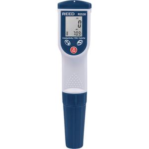 Conductivity/TDS/Salinity Meter - Hand Held, Digital, 0 - 2000µS/2 mS/cm - 20 mS/cm, 1µS/0.01mS, ±2%FS, 0 to 1000ppm, 1 to 12ppt, ±2%FS, 0 to 1300ppm, 1.30 to 13ppt