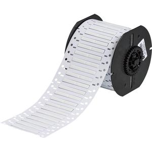 PermaSleeve® Heat Shrink Wire & Cable Labels - Polyolefin, White, 0.235", 1", BBP® 33/BradyPrinter i3300/Brady i5300, 2", 1", 0.5", 0.046"