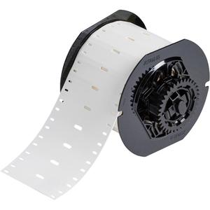 Zero-Halogen Cable Markers - Thermoplastic Polyether Polyurethane, White, 2.9", BBP® 33/BradyPrinter i3300/BradyPrinter i5300, '-40°F to 193°F (-40°C to 90°C), 0.591", 0.0177", 2.95"
