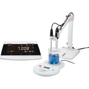 AquaSearcher™ Bench Metre - 8.3" L x 5.6" W, '-2 - 20 pH,  -10 °C - 125 °C,  -2000 - +2000 mV, 0.1 mV,  0.1 °C,  0.001 pH, 0.3 mV, LCD with Backlight &  One-Line Dot Matrix