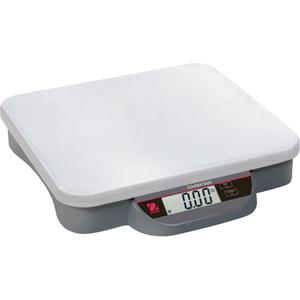 Courier™ 1000 Portable Shipping Scale - 165 lbs., 11" L x 12.4" W, Not Legal for Trade, 0.1 lbs. (0.05 kg), 300 Hours with Disposable Batteries, 2.36", 5°C – 40°C (41°F – 104°F), 80%RH, Non-Condensing
