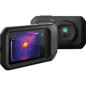 FLIR C3-X Compact Thermal Imaging Camera with Wi-Fi - 5.4" L x 3.3" W, Built-in, 128 x 96 pixels, 70 mK, '-10° - 50°C (14° - 122°F), 53.6°, Thermal: 3.94" (0.1 m), MSX: 11.8" (0.3 m), Infrared Image, Visual Image