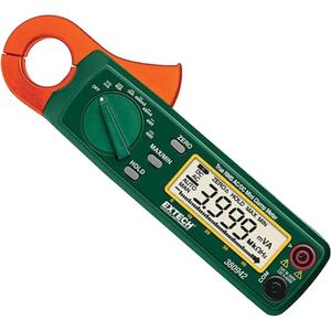 True RMS Mini Clamp Meter - AC/DC, AC/DC, 400mA, 4A, 30A, 4A, 30A, 400V, 0.9" (23mm)/4/0 AWG