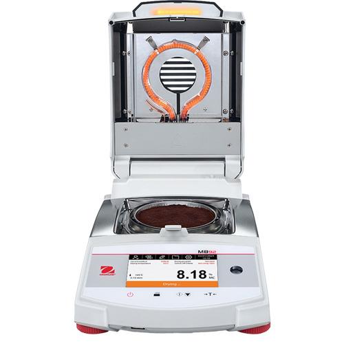 MB92 Carbon Fiber Heating Moisture Analyzer - Digital, 0.001g/0.01%, 90 g, 0.01% to 100% (0.01% to 1000% in Regain Mode), 0.5 g, Carbon Fiber, 40 - 200 °C (1 °C Incremental) - Image 2