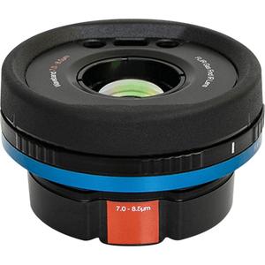 IR Lens 25° LR 7–8.5 µm with Case - 45.4 × 72 mm (1.79 × 2.83 in), 0.65 m (2.1 ft), Methane, Nitrous Oxide, Sulfur Dioxide, R-134a, R-152a, Automatic