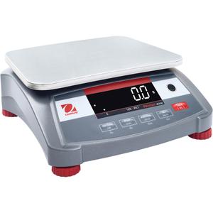 RANGER™ 4000 Durable Compact Bench Scale - 15 lbs., 0.0005 lbs., 8.9" W x 11.8" L, Legal for Trade, 100 Hours with Rechargeable Battery, Gram;  Kilogram;  Pound;  Ounce;  Pound:Ounce, 14°F – 104°F, 85%RH