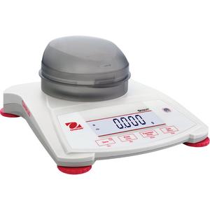 SCOUT™ SPX Portable Precision Scale - 120 g, 0.001 g, 8.7" L x 8" W, Not Legal for Trade, 80 Hours with Disposable Batteries, Ounce Troy;  Pennyweight;  Newton;  Grain;  Gram;  Kilogram;  Pound;  Carat;  Ounce;  Custom;  Pound:Ounce