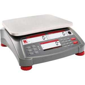 RANGER™ COUNT 4000 Counting Scale - 6 lbs., 0.0002 lbs., 8.9" W x 11.8" L, Legal for Trade, 210 Hours with Rechargeable Battery, Gram;  Kilogram;  Pound;  Ounce;  Pound:Ounce, 14°F – 104°F, 85%RH, non-condensing (-10°C – 40°C