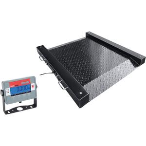 DEFENDER™ Drum Scale - 2500 lbs., 0.5 lbs., 30" W x 30" L, Not Legal for Trade, Gram;  Kilogram;  Pound;  Ounce;  Pound:Ounce, 14°F – 104°F, 80%RH, non-condensing (-10°C – 40°C, 80%RH, non-condensing)