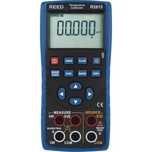 Temperature Calibrator - Digital, Temperature Calibrator; Test Leads; Alligator Clips; Thermocouple Adapter; Batteries, 6-Digit LCD, (3) AA Batteries, Approx. 20 Hours